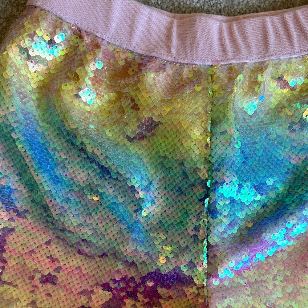 F&F Multicolor Sequin Kids Shorts - Picture 2 of 3